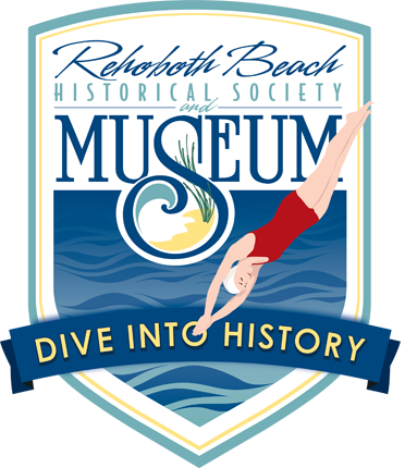 Rehoboth Beach Historical Society Museum logo with caption - 'Dive into history'