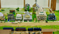 Rehoboth Avenue Railroad Era diorama with Paul Lovett. 